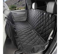 4Knines Funda de Asiento para Perro con Hamaca, Impermeable, Respaldo Antideslizante, Color Negro, XL