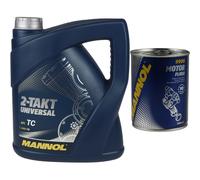 4L MANNOL Aceite Motor 2-Takt Universal API TC Motorspülung Motor Flush