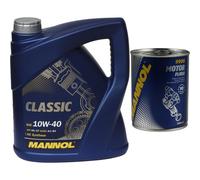 4L MANNOL Aceite Motor Classic 10W-40 Limpieza De Motor