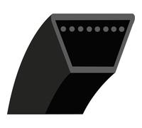 4LK95: Correa lisa trapezoidal para cortacésped HUSQVARNA - JONSERED Modelo YT150 (15 ch, 42 pulgadas) - Sección 1/2'' (12,7 mm) - 12,7 x 8 mm - Longitud exterior: 95" - 2413,00 mm - Nº Origen: 532138255