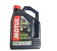 4Lt Litros Aceite Moto MOTUL 4T 5100 10W40 MA2 Technosynthese Ext Semisintético
