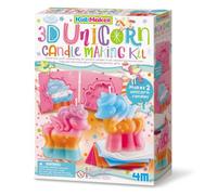 4M 00-04817 Crear Velas 3D Unicornio - Kit Creativo para Niños y Niños, Set para Crear 2 Velas Mágicas, Colores Vibrantes, Edad 8+ Años