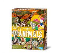 4M 404775 Mould & Paint-Wild Animal, Mixed Colours