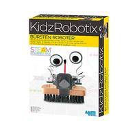 4M - Kidz Labs HCM63282 Fun Mechanics-Juego de construcción de Robot con Cepillo, Plástico, Multicolor