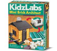 4M KidzLabs Pequeño Arquitecto Constructor - Juego Educativo para Construir Modelos en Miniatura con Ladrillos Reales - Juego científico Stem para niños a Partir de 8 años - Idea de Regalo Creativo
