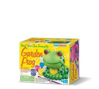 4M Paint Your Own Teracotta Garden Frog - Arts and Craft Painting Kit for Children Ages 8+, Green, (404782)