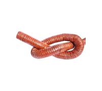 4M Red Silicone High Temperature Hose, Heat Resistant Flexible Duct with Steel Wire, Flame Retardant Air Duct for Hot Air Exhaust,(10.2cm)