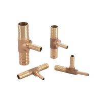4mm, 5mm, 6mm, 8mm, 10mm, 12mm, 14mm, 16mm, tipo T, espiga reductora for manguera, tubo de púas de latón, adaptador de conector reductor(8-6-8mm OD)
