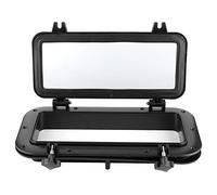 4mm Rectangular Ojo de buey Apertura Ojo de buey Rectangular Ojo de buey Ventana de vidrio templado 400x200mm Resistente a los rayos UV para Barco Yate Autocaravana para Barco Ventana Barco Ojo de bue