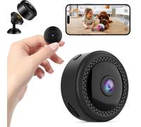 4modlr 1080P Camara Espia, Cámara Mini WiFi Interior/Exterior con Vision Nocturna/Batería de Larga Duración/Campo de Visión Gran Angular de 150°/Función de Grabación, para Casa/Oficina