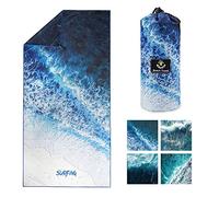 4Monster Toalla de playa libre de arena, toalla de microfibra ligera, toalla de natación compacta, toalla de secado rápido, súper absorbente para playa, piscina, natación, camping, fitness, yoga