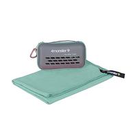 4Monster Toalla de viaje de microfibra, secado rápido, ligera, ultrasuave, superabsorbente, compacta, XXL (180 x 90 cm), color turquesa