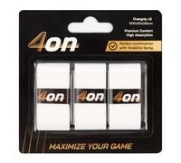 4on Premium Comfort Overgrip para Pádel - Alta Absorción, Pack de 3 | Fino y Elástico, Materiales de Japón, Comodidad, Rendimiento Constante