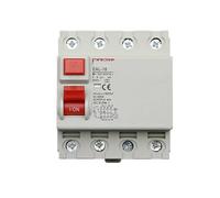 4P 100/300mA tipo A interruptor de seguridad diferencial electromagnético del disyuntor corriente residual(100mA,10A)