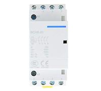 4P 4NO 20A 24V 220V / 230V 50 / 60Hz Contactor de CA Doméstico, Material de Aslamiento de Seguridad de Montaje en Riel DIN(24V)