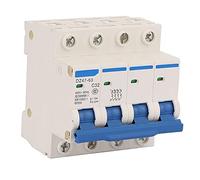 4P Disyuntor miniatura 32A 400V AC Interruptor Automático de Aire Cortocircuito Protección de Sobrecorriente DZ47-63