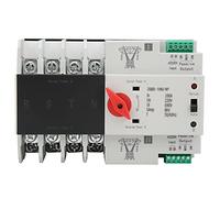 4P Dual Power Interruptor de transferencia automático 220 V 100 A ATS PC Hutschriene Lastumschalter Notstrom Umschalter für Kommunaler Strom, Generator,ZGQ5-100/4P