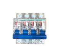 4p interruptor de aire transparente 32a disyuntor pequeño 63a trifásico 3 4P solo DZ47-60(16A)