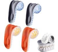 4Pairs 4D Constant Temperature Comfort Starter U-Shape Insoles, Memory Foam Insoles, Sweat-Absorbing, High-Elastic, Shock-Absorbing Insoles (45-46,04)