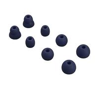 4Pairs Earbuds Cover In-Ear Tips Soft Silicone Ear Buds Accessories For/X/Earphone Eartips(Navy Blue)