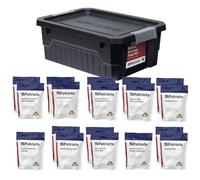 4Patriots Kit de alimentos de emergencia para entrante - 128 sabrosas comidas liofilizadas de supervivencia MRE, 25 años de vida útil