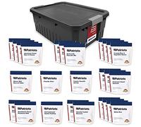 4Patriots - Kit de alimentos de supervivencia de 4 semanas: suministro de alimentos de emergencia diseñado para durar 25 años, 192 porciones