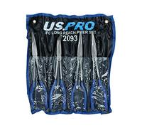 4pc 11" / 285mm alicates de punta extra larga y doblada en ángulo recto alicate