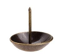 4pc 3 * 3 cm Tapicería de bronce antiguo Nail Decorativo Tapicería Tachuelas Joyería de madera Caja de madera Muebles Decorativo Pushpin Doorneil DUO ER