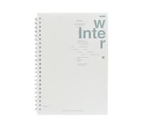 4PC-A5 Soft Coil Hands- Cuaderno simple para estudiantes de oficina, cuatro estaciones, poemas simples: estilo cuatro