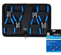 BlueSpot Tools 8702 Alicates Circlip Juego, 4 Piezas