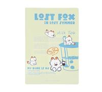 4PC-B5/A5 Small D Summer Car Line Cuaderno creativo horizontal de este estudiante -B5 estilo cuatro