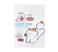 4PC-B5/A5 Small D Summer Car Line Cuaderno creativo horizontal de este estudiante -B5 estilo II