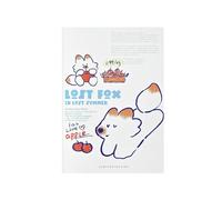 4PC-B5/A5 Small D Summer Car Line This Student Horizontal Creative Notebook -A5 Style II