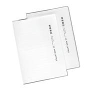 4PC-B5 - Cuaderno básico transparente para notas anchas para estudiantes