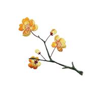 4pc Begonia Flower Iron On Patches, Retro Style Decoration, Hot Melt Adhesive For Repairing Small Defects In Clothes(2PCS B1)