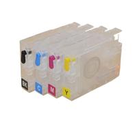 4PC Ciss Ink Cartridge No Chip Compatible with 711 711XL Compatible with DesignJet T120 T520 Printer