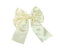 4pc Elegant Bow Ribbon Hair Clip Fashion Simple Solid Satin Spring HairPins Barrettes For Woman Girls Headband Accessories(Color2)
