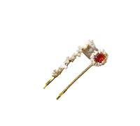 4pc Korean Fashion Flower Opal Pearl Hairpins Gifts Women Hair Clips Pins Barrettes Accessories Hairclip Hairgrips Headdress(Color 10)