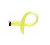 4pc Synthetic Clip-On Hair Extension 20Inch 11Colors Glowing One Piece Shines Fluorescent Fake Hairpiece For Women(Color5)