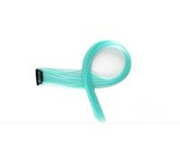 4pc Synthetic Clip-On Hair Extension 20Inch 11Colors Glowing One Piece Shines Fluorescent Fake Hairpiece For Women(YG07)