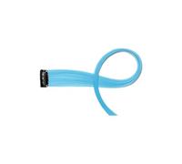 4pc Synthetic Clip-On Hair Extension 20Inch 11Colors Glowing One Piece Shines Fluorescent Fake Hairpiece For Women(Color 10)