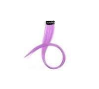 4pc Synthetic Clip-On Hair Extension 20Inch 11Colors Glowing One Piece Shines Fluorescent Fake Hairpiece For Women(Color8)