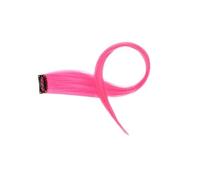 4pc Synthetic Clip-On Hair Extension 20Inch 11Colors Glowing One Piece Shines Fluorescent Fake Hairpiece For Women(YG05)