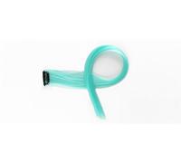 4pc Synthetic Clip-On Hair Extension 20Inch 11Colors Glowing One Piece Shines Fluorescent Fake Hairpiece For Women(Color 6)