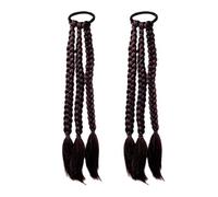 4pc Wig Twists Long Braid Boxing Double Ponytail Dirty Hair Highlights(PY608-12-2)
