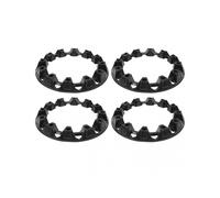4Pcs 10in Wheel Hub Trim Covers Universal Hubcaps Tire Protection Rim Caps for ATV Go Kart Off-Road Vehicles Durable Replacement