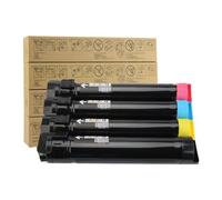 4PCS/1Set C950 Cartucho de tóner Compatible, Compatible con Lexmark 950de X940e/X945e X950/de X952/X954de Tóner BK 400g CMY 280g