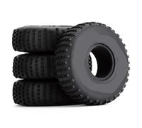4PCS 2.2 Inch Soft Rubber RC Tires Compatible con 1/10 Scale Rock Crawlers como RR10 RBX10