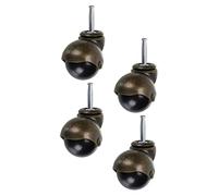 4pcs 2 Inch Ball Casters Wheels for Office Chair Furniture Casters Chair Casters Stem Casters Furniture Caster Wheels Trundle Premium Furniture Wheels Sturdy Furniture Wheels Chair