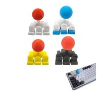 4pcs 3d printed keyboard joystick,4-way functional joystick keycap,joysticks keycap keyboard - 3d printed quick switch cap,Easy Install Keyboards Mod Game WASD Joysticks Keycaps Key Controller(A)